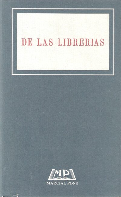 DE LAS LIBRERIAS.