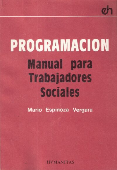 PROGRAMACIÓN. Manual para trabajadores sociales.